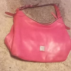 Red leather Dooney & Bourke purse